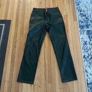 Leather Staud pants